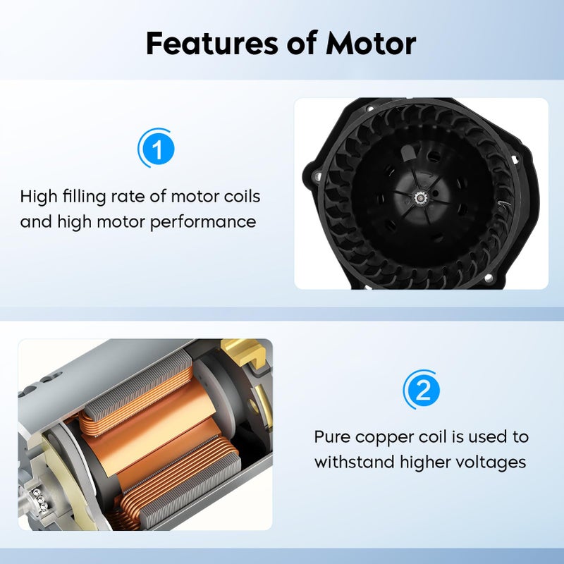 AEagle HVAC Heater Blower Motor Fan Assembly for Chevy C/K 1500 2500 3500 Suburban/Tahoe/Blazer, GMC Yukon XL, Cadillac Escalade 97-00, Replaces for 700100 - Image 4